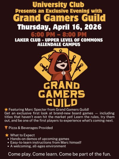 University Club Presents an Exclusive Evening with Grand Gamers Guild